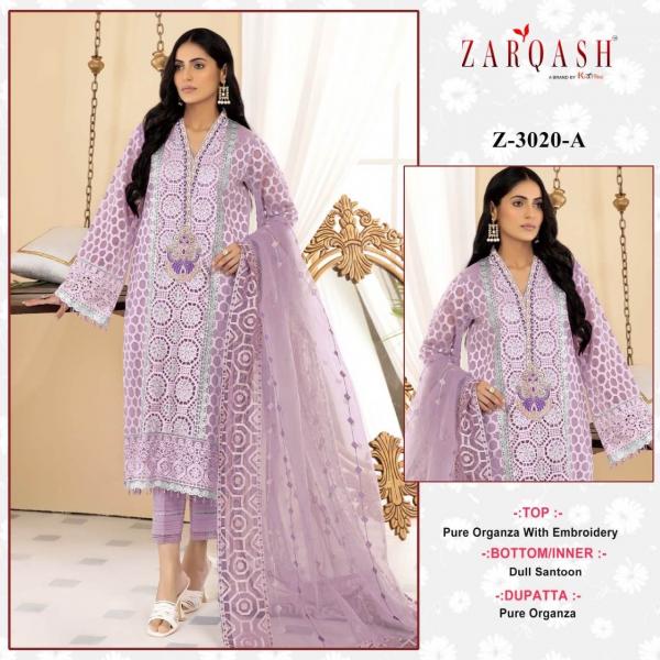 Zarqash Suits Z-3020 Colors 