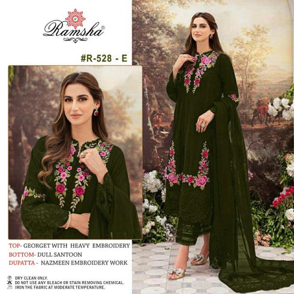 Ramsha Pakistani Suit R-528 New Colors  