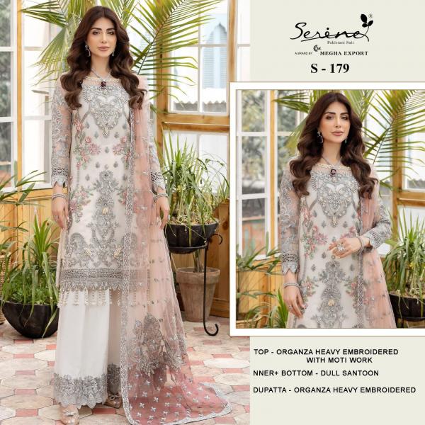 Serine Pakistani Suit S-179 Design  