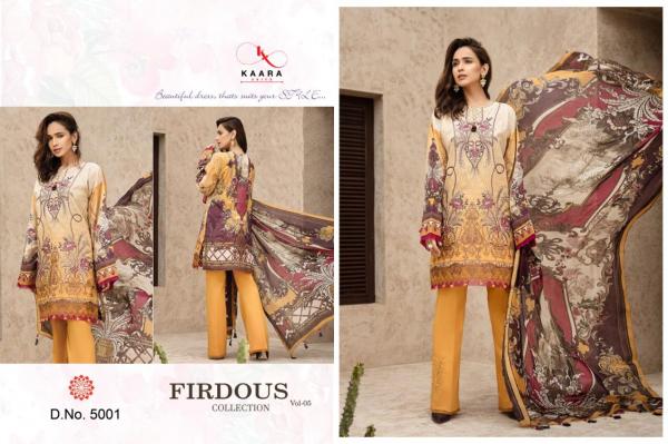 Kaara Suits Firdous Lawn Collection Vol-5 5001-5004 Series 
