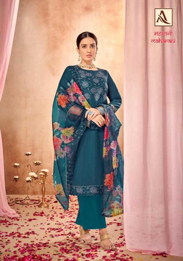 ALOK SUIT MAHARANI ED-3 H-1475-001 TO H-1475-006 