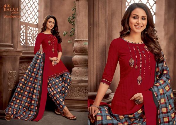 Balaji Cotton Rasberry Patiyala Vol-4 4001-4012 Series