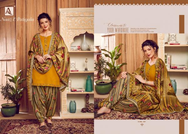 Alok Suits Naaz E Patiyala 506-001-506-010 Series  