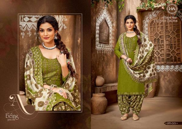 Harshit Fashion Patiyala Babes 895-001 to 895-010 Series  