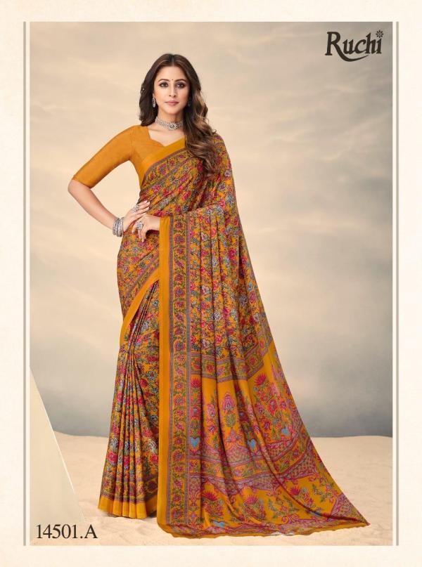 Ruchi Saree Vivanta Silk 10th Edition 14501-14508 Colors Series 