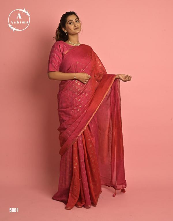 Ashima Saree Cotton Foil 5801-5808 Series  