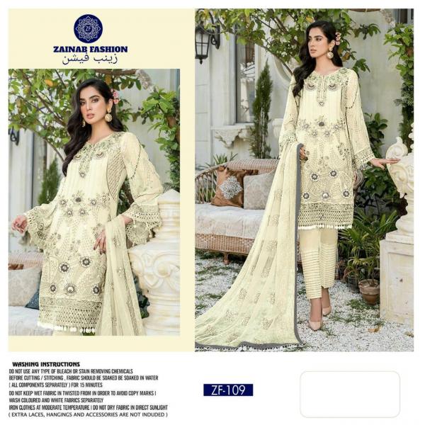 Zainab Fashion ZF-109 Dress Material  