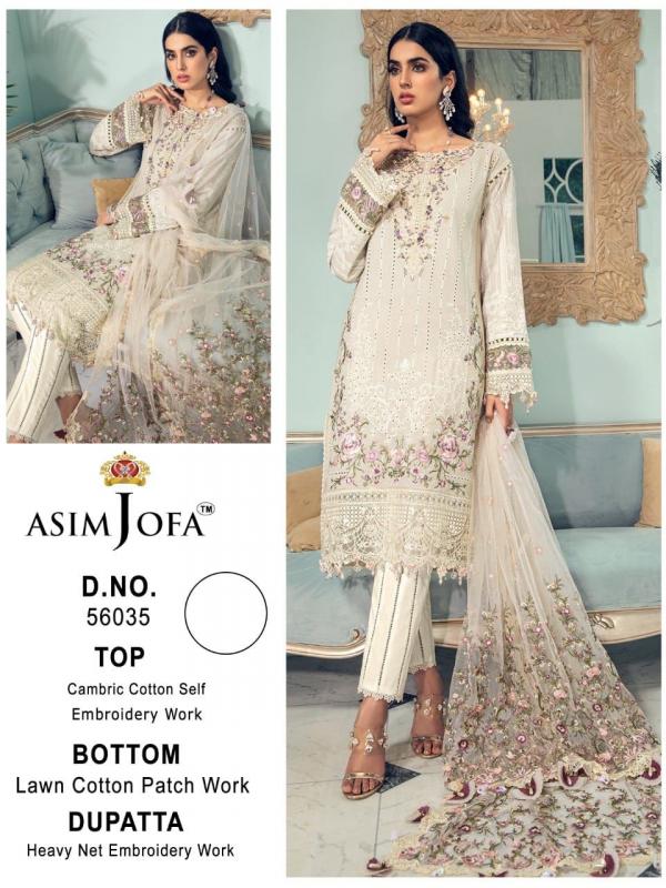 Asim Jofa Super Hit 56035 Dress Material  