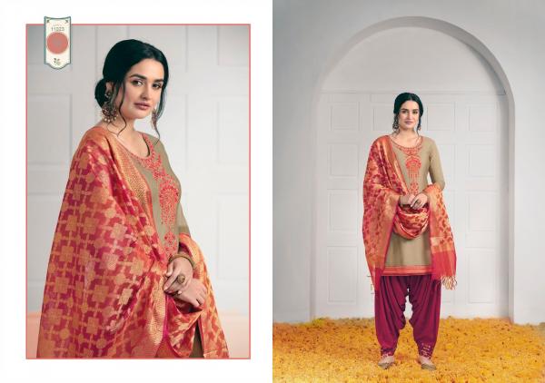 Kajree Fashion Kalaroop Sunehri By Patiyala 11023-11030 Series 