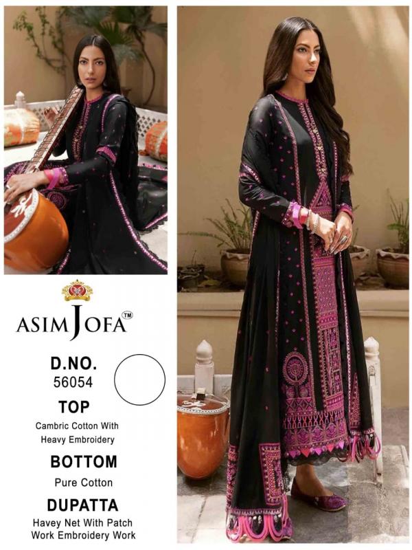 Asim Jofa Super Hit 56054 Dress Material  