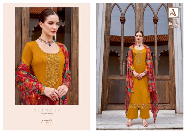 Alok Suit Baani Edition Vol-5 1264-001 to 1264-008 Series