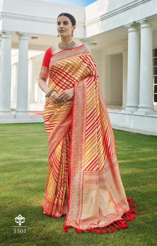 Rajyog Fabrics Ananya Silk 5501-5504 Series 