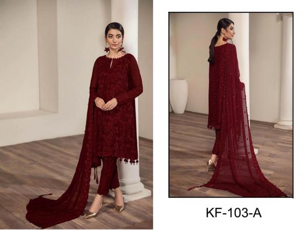 Pakistani Suit Alisha Vol-1 KF-103 Colors