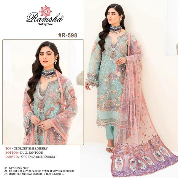 Ramsha Suit R-598 Design  