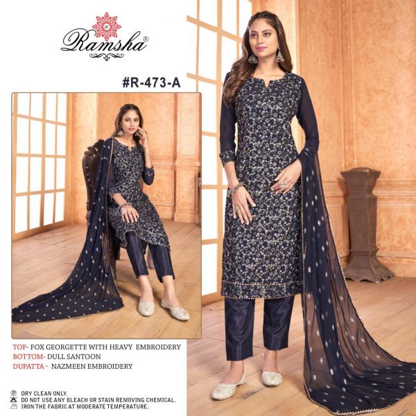 Ramsha Suit R-473 Colors 