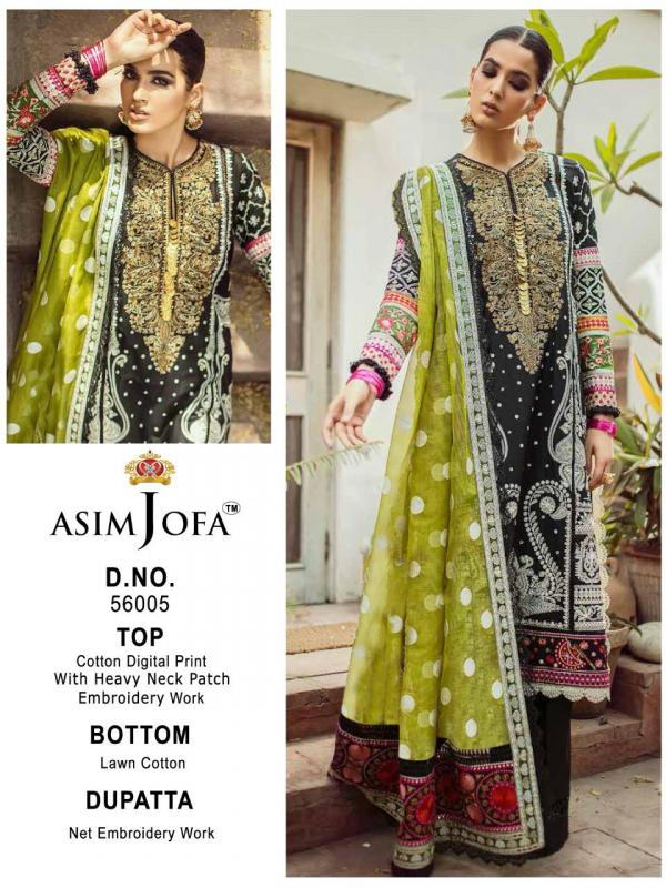 Asim Jofa Super Hit 56005 Dress Material  