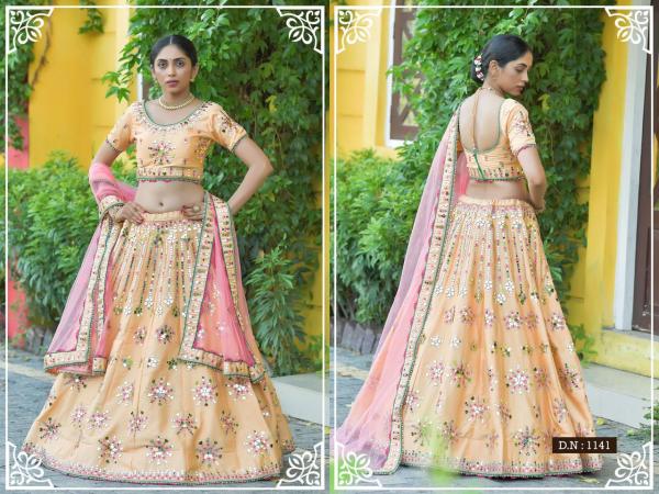 Peafowl Bridal Lehenga Vol-77 1141-1150 Series 