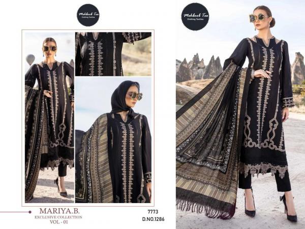 MEHBOOB TEX MARIA B EXCLUSIVE COLLECTION VOL-01 1286-A TO 1286-B 