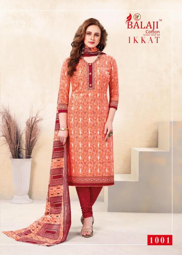 Balaji Cotton Ikkat Vol-1 1001-1012 Series 