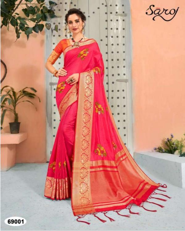 Saroj Saree Shamiyana Silk 69001-69004 Series 