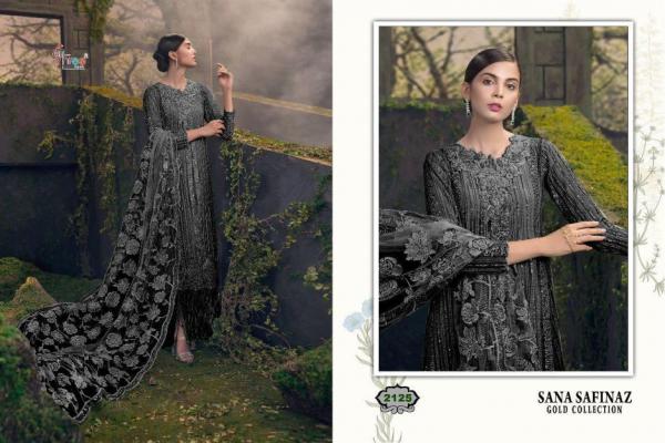 Shree Fabs Sana Safinaz Gold Collection Vol-2 2125-2129 Series 