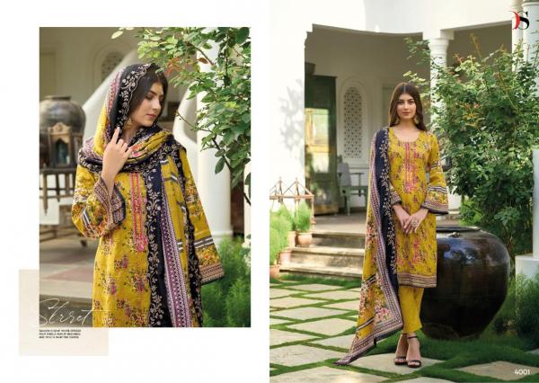 Deepsy Suit Bin Saeed Lawn Collection Vol-4 4001-4008 Series