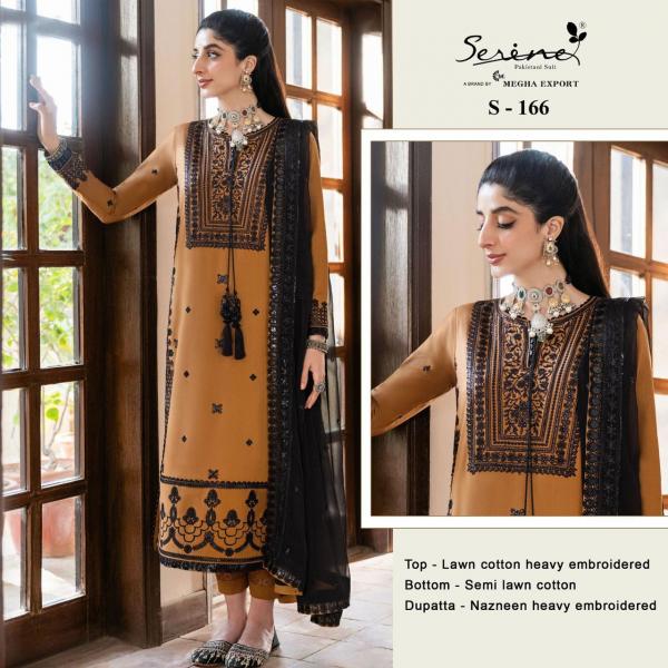 Serine Pakistani Suit S-166 Design  