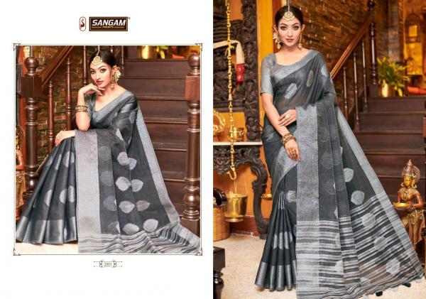 Sangam Saree Blue Berry 2001-2006 Series 