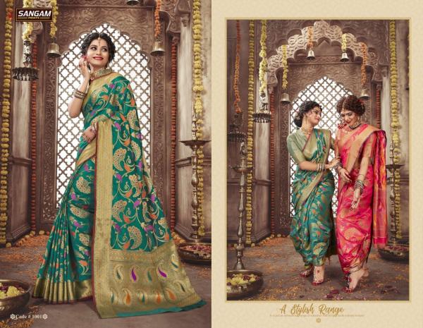 Sangam Prints Palam Silk 1001-1006 Series 