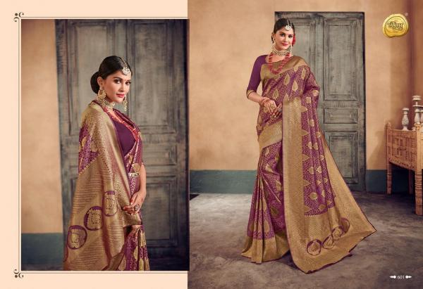 Raj Sanskar Queen Brocade Silk 601-611 Series 
