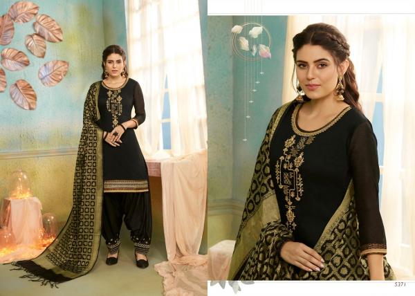 Kessi Fabrics Silk Patiyala Vol-2 5371-5380 Series 