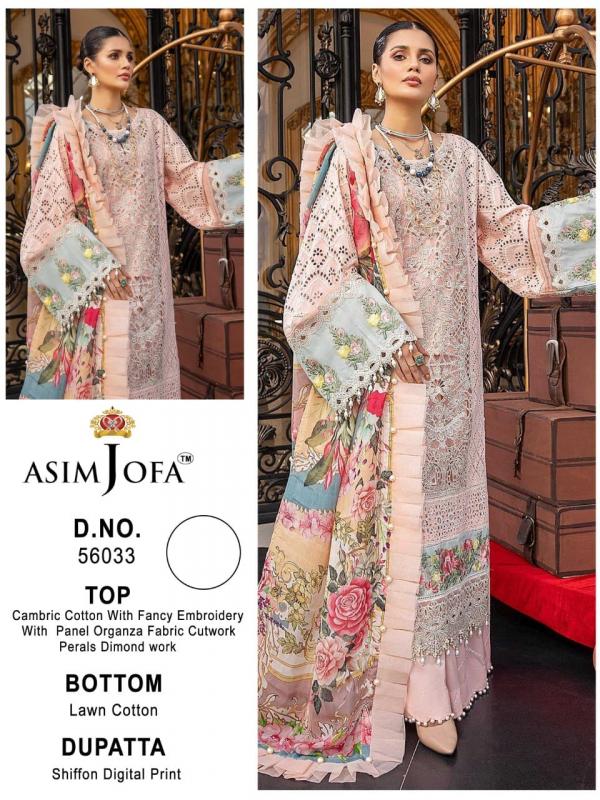 Asim Jofa Super Hit 56033 Dress Material  