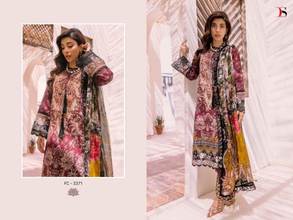 Deepsy Suit Firdous Classic Lawn Vol-23 3371-3376 Series 