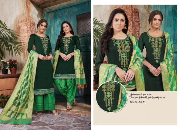 Kessi Fabrics Silk Patiyala Vol-3 5431-5440 Series  