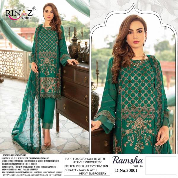Rinaz Fashion Ramsha Vol-16 3001-3003 Series  