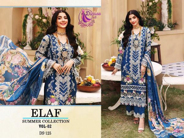 Dinsaa Suit Elaf Summer Collection Vol-2 DS-125 to DS-128 Series  