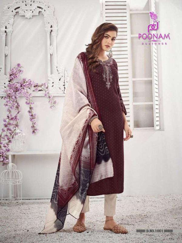 Poonam Designer Maharani 1001-1006 Series  