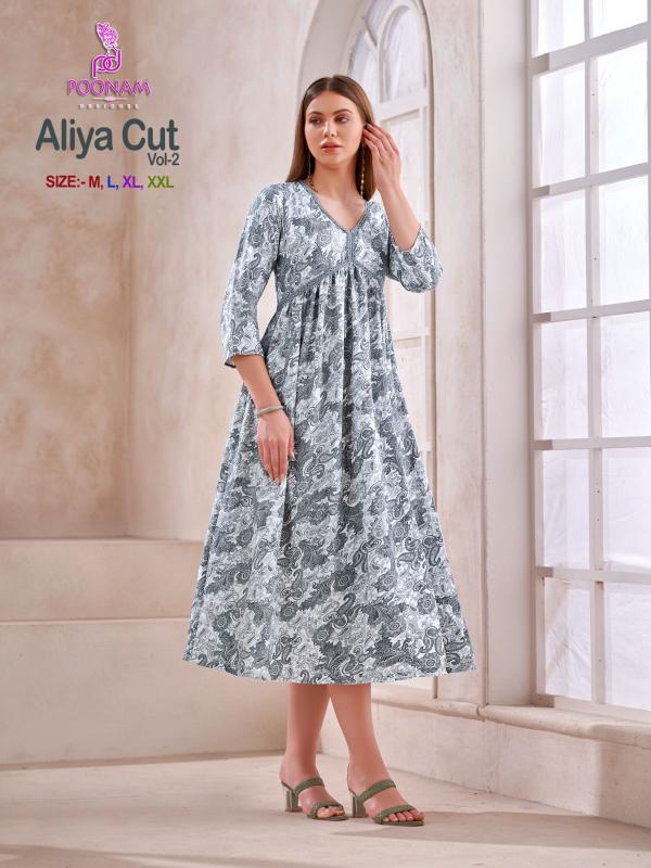 Poonam Designer Aliya Cut Vol-2 1001-1004 Series 