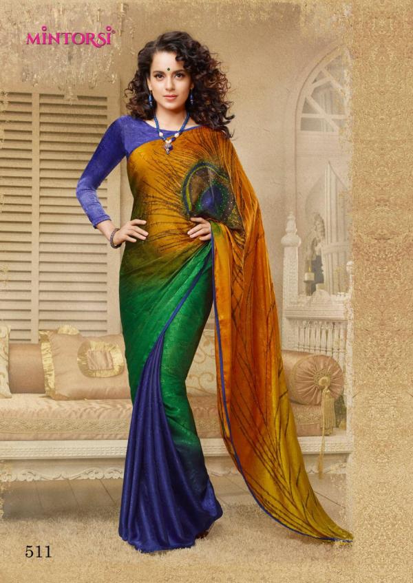 Mintorsi Saree Peacock Collection 510-2255 Series 