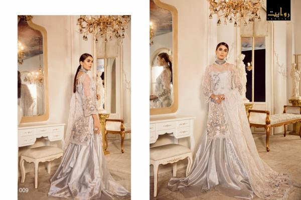Rawayat Damask x Rouche Luxury Chiffon Collection 2020 009-013 Series 
