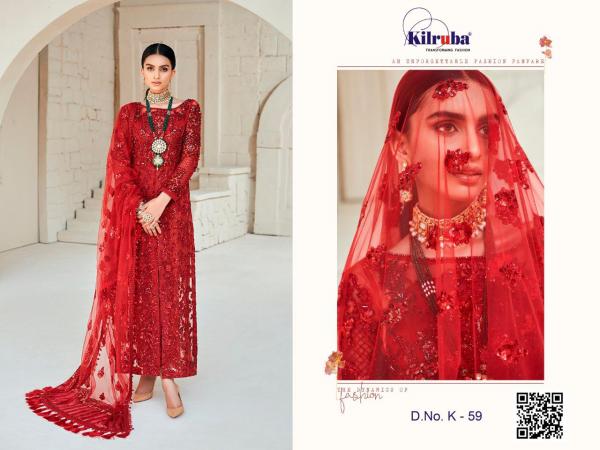 Kilruba K-59 Colors Net Salwar Suits  