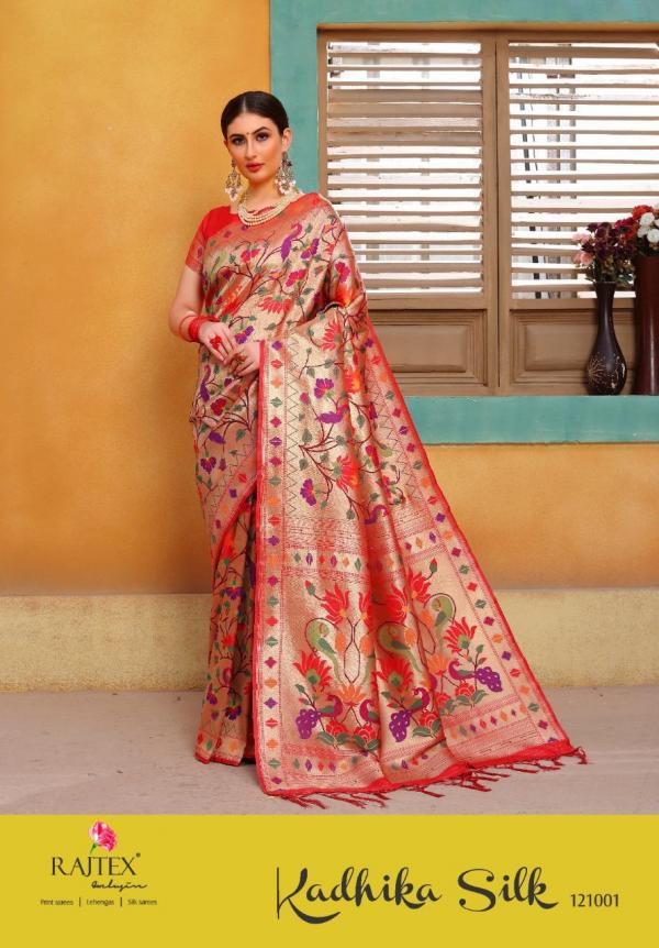 Rajtex Fabrics Kadhika Silk 121001-121002 Series 
