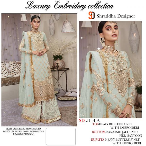 Shraddha Designer Super Hit Bridal Collection SD-5114  Colors