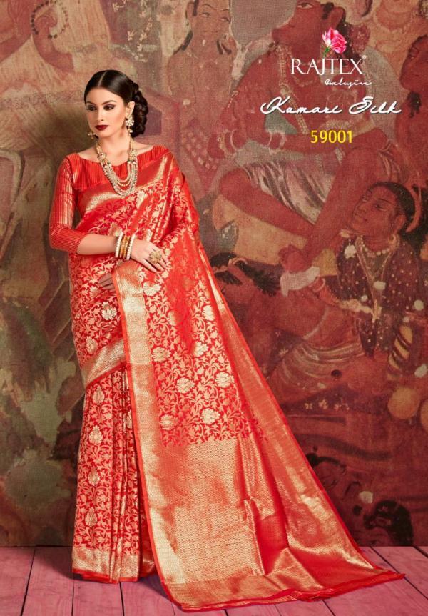 Rajtex Saree Kumari Silk 59001-59010 Series 