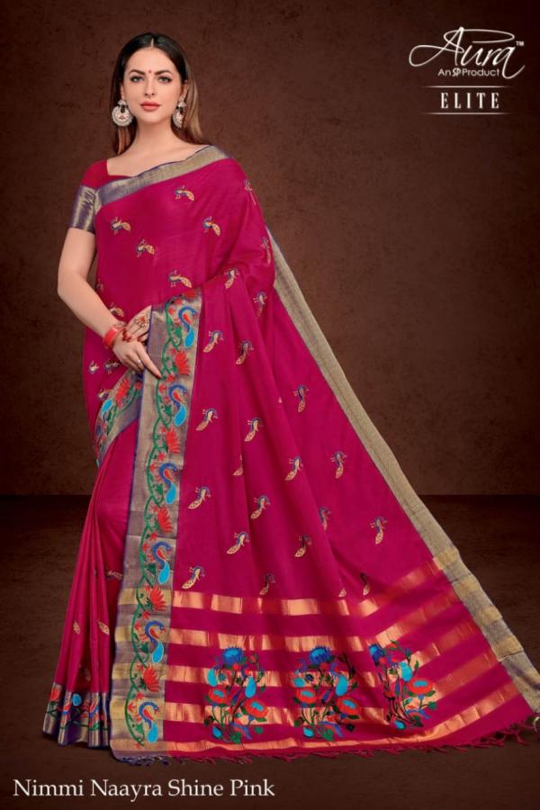 Aura Saree Nimmi Naayra Cotton Silk Saree 