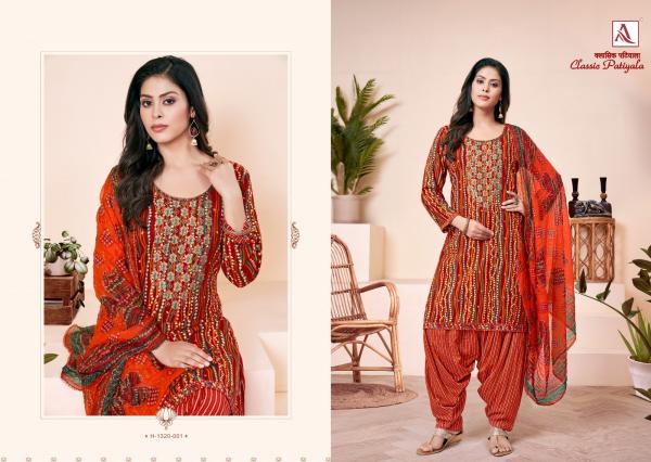 ALOK SUIT CLASSIC PATIYALA H-1320-001 TO H-1320-008 