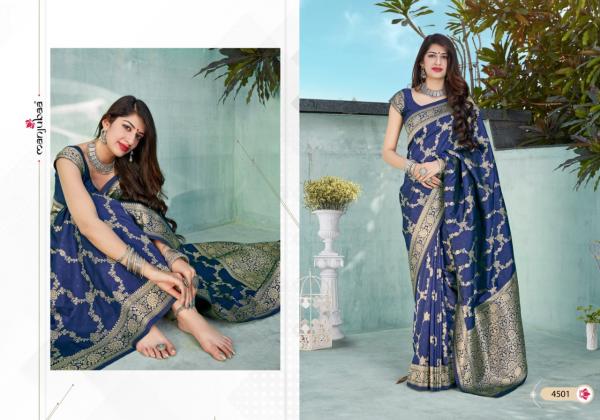 Manjubaa Saree Maahi Silk 4501-4508 Series 