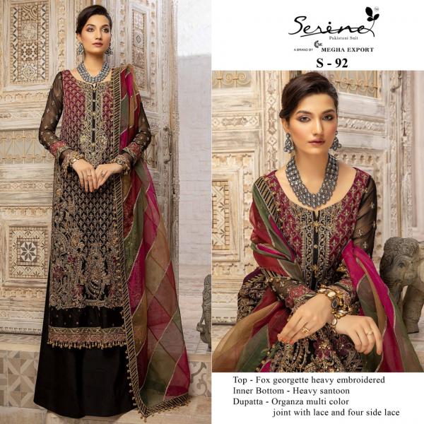 Serine Pakistani Suit S-92 Design  