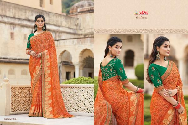 Vipul Fashion Saffron 51408-51419 Series  