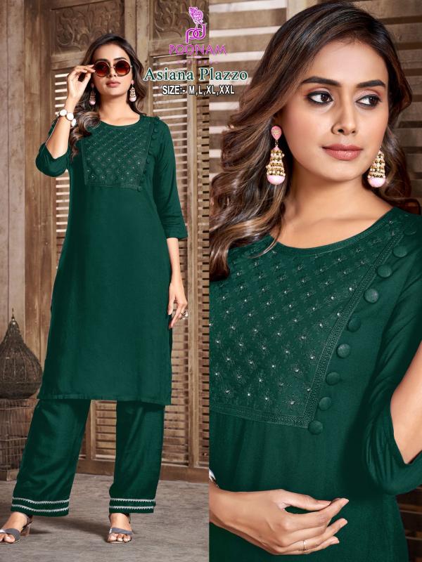 Poonam Designer Asiana Plazzo 1001-1006 Series 